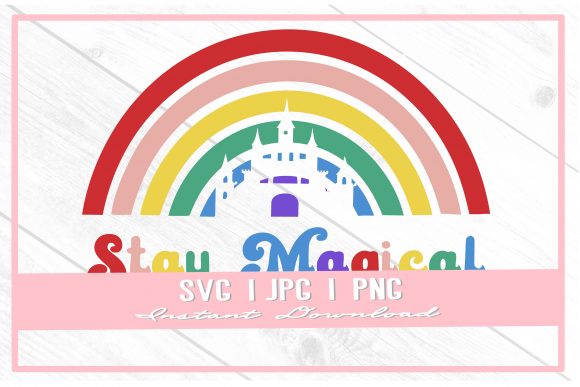 Download Retro Magical Rainbow Castle Kingdom - Premium Resources