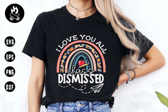 Download Class Dismissed Rainbow Teacher SVG - Rainbow Collection