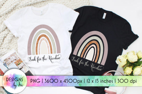 Download Look for the Rainbow Boho Rainbow Print - Rainbow Collection