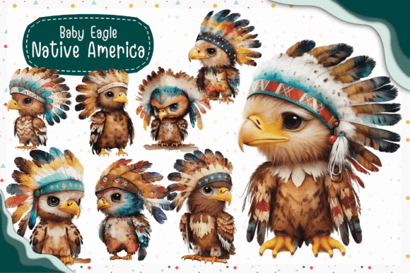 Download Baby Eagle Native American Sublimation - Native american Collection