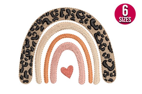 Download Leopard Print Boho Rainbow - Rainbow Collection
