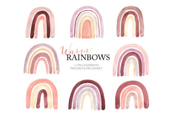 Download Watercolor Blue Baby Boy Rainbow Clipart - Rainbow Collection